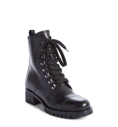 prada dress boots|prada combat boots women's.